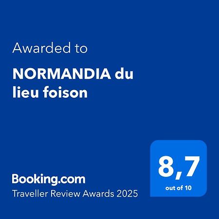 Villa Normandia Du Lieu Foison Nonant Exterior foto